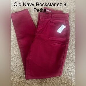 Old Navy sz 8 Petite ROCKSTAR Skinny Jeans